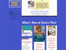 Tablet Screenshot of basicsplusbooks.com